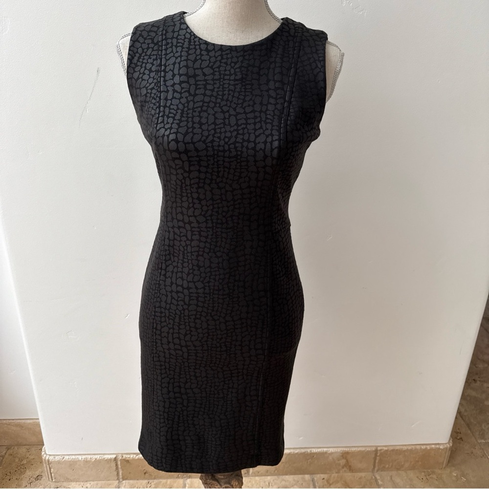 Calvin Klein Textured Black Dress, NWOT,6